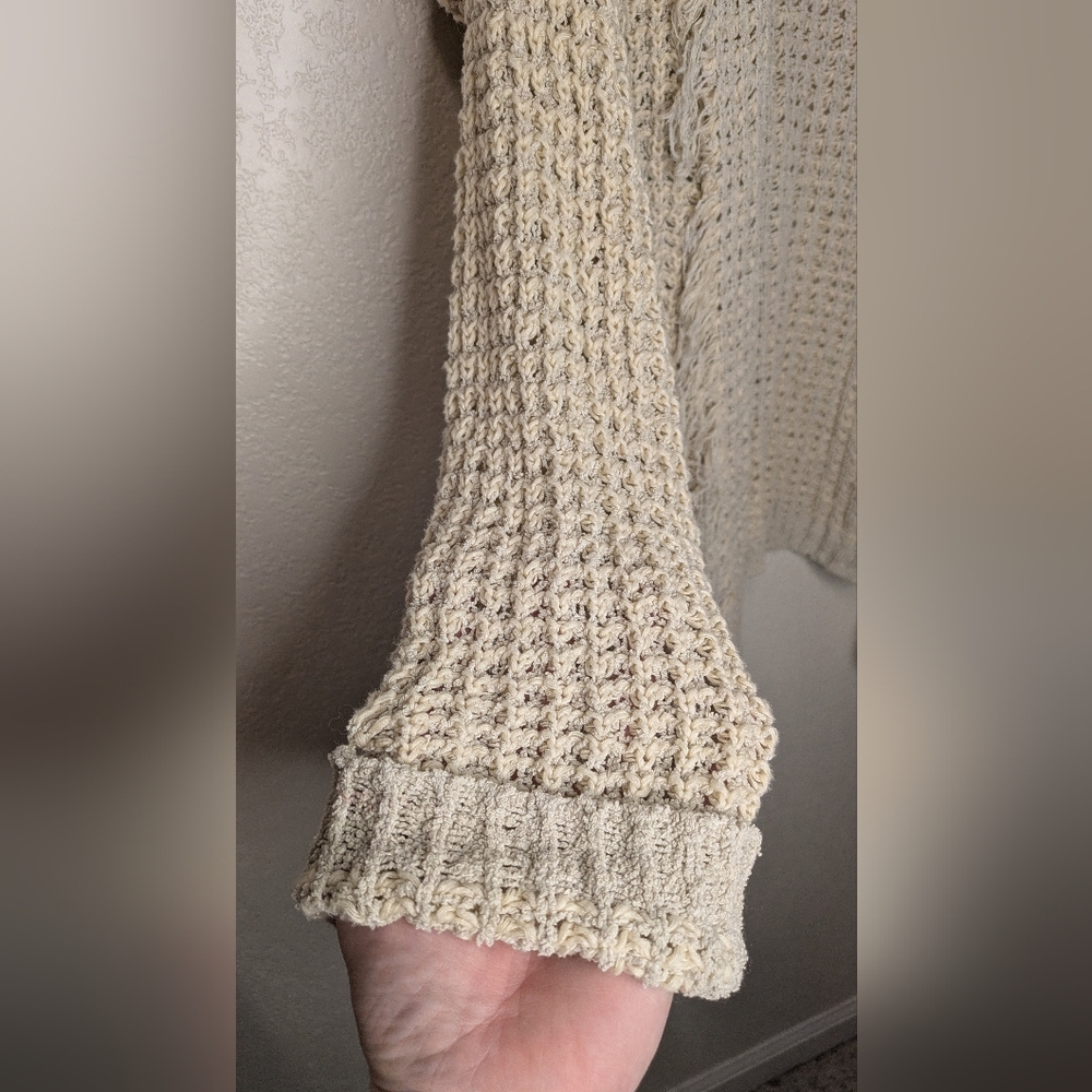 Free People I'll Be Around Cardigan In Ivory - Picture 9 of 10